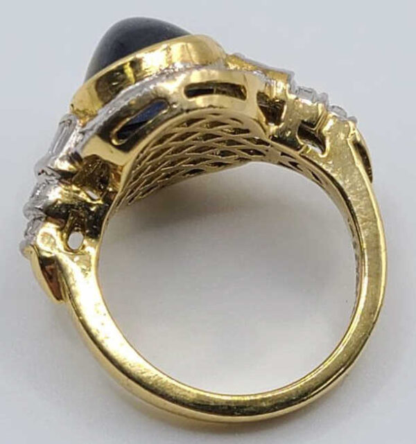 ring for sale blue gold